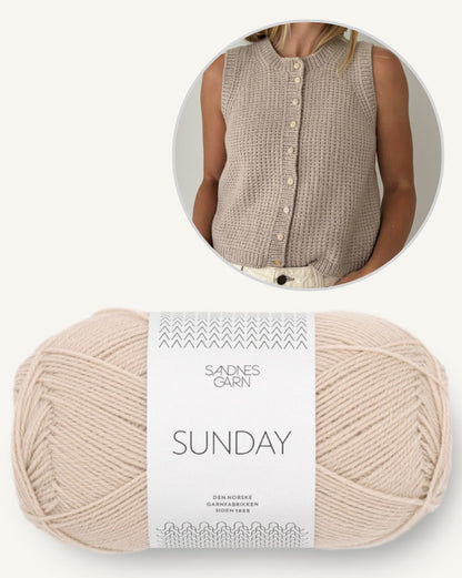 Manhattan Top von Coco Amour Knitwear mit Sunday von Sandnes Garn 6