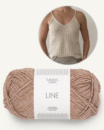 Coco Amour Knitwear Margot Camisole aus Line von Sandnes Garn 5