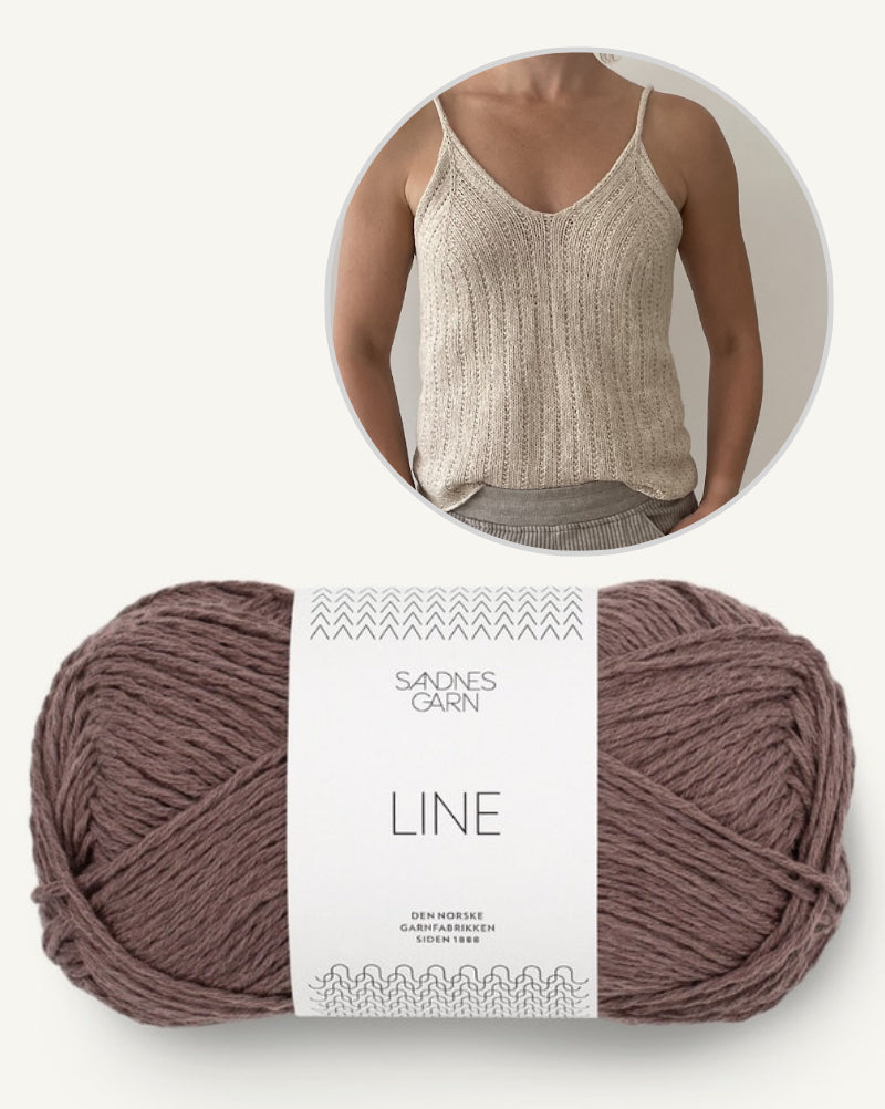 Coco Amour Knitwear Margot Camisole aus Line von Sandnes Garn 6