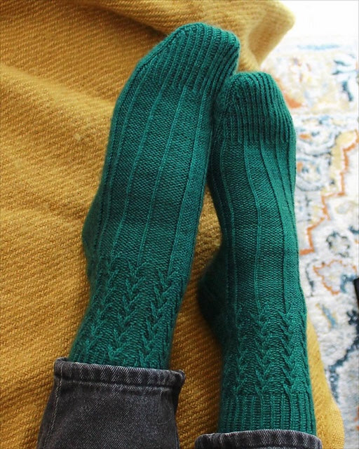 Masha Ziablikova, Karjala Socks Garnpaket mit Terra von Symfonie Yarns 4