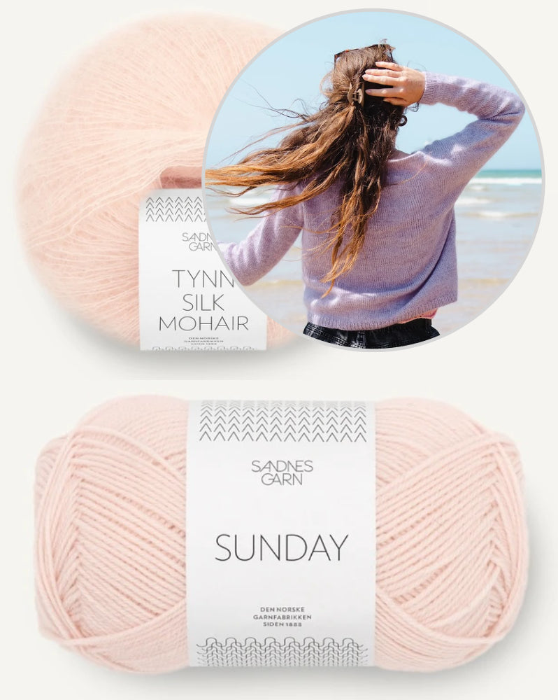 Hirismakes Melissa Cardigan mit Sunday und Tynn Silk Mohair von Sandnes Garn 12