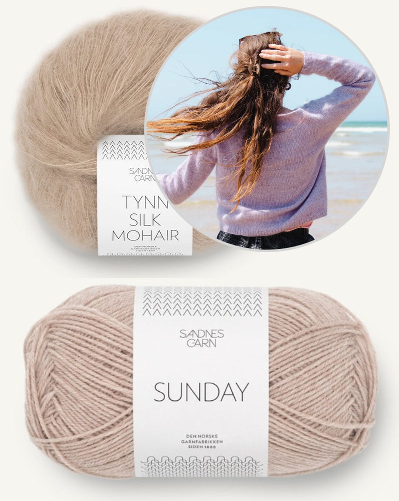 Hirismakes Melissa Cardigan mit Sunday und Tynn Silk Mohair von Sandnes Garn 9