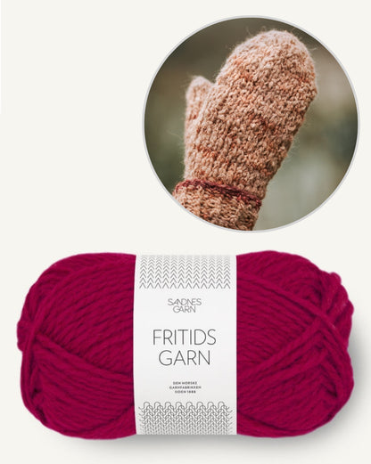 Mellow Mittens Basic mit Fritidsgarn 12