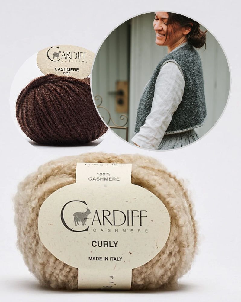 Kleinigkeitenliebe Mellow Vest mit Curly und Large von Cardiff Cashmere 13