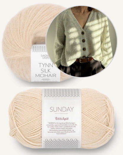 Coco Amour Knitwear Mia Cardigan mit Sunday und Tynn Silk Mohair von Sandnes Garn 9