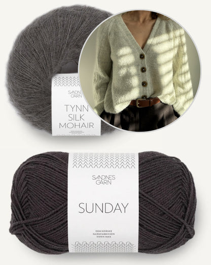 Coco Amour Knitwear Mia Cardigan mit Sunday und Tynn Silk Mohair von Sandnes Garn 7