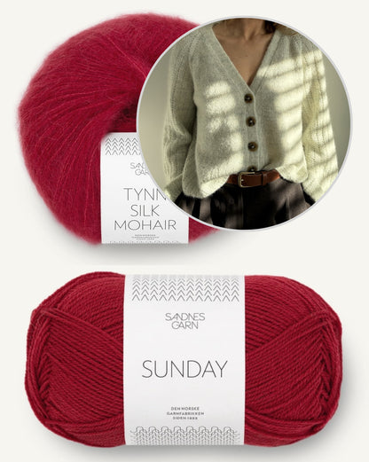 Coco Amour Knitwear Mia Cardigan mit Sunday und Tynn Silk Mohair von Sandnes Garn 8