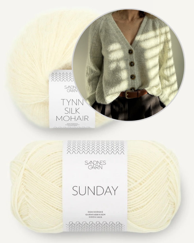 Coco Amour Knitwear Mia Cardigan mit Sunday und Tynn Silk Mohair von Sandnes Garn 3