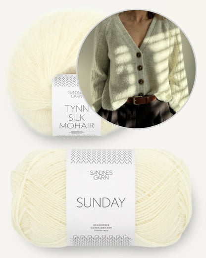 Coco Amour Knitwear Mia Cardigan mit Sunday und Tynn Silk Mohair von Sandnes Garn 3