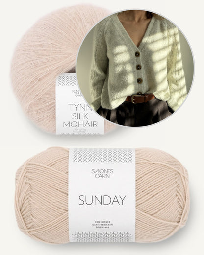 Coco Amour Knitwear Mia Cardigan mit Sunday und Tynn Silk Mohair von Sandnes Garn 6