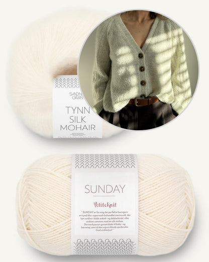 Coco Amour Knitwear Mia Cardigan mit Sunday und Tynn Silk Mohair von Sandnes Garn 5