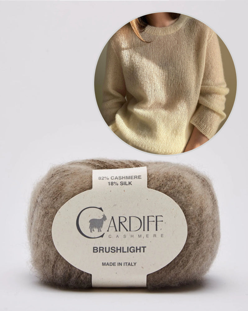 Micaela Sweater von Moreca Knit mit Brushlight von Cardiff Cashmere 9