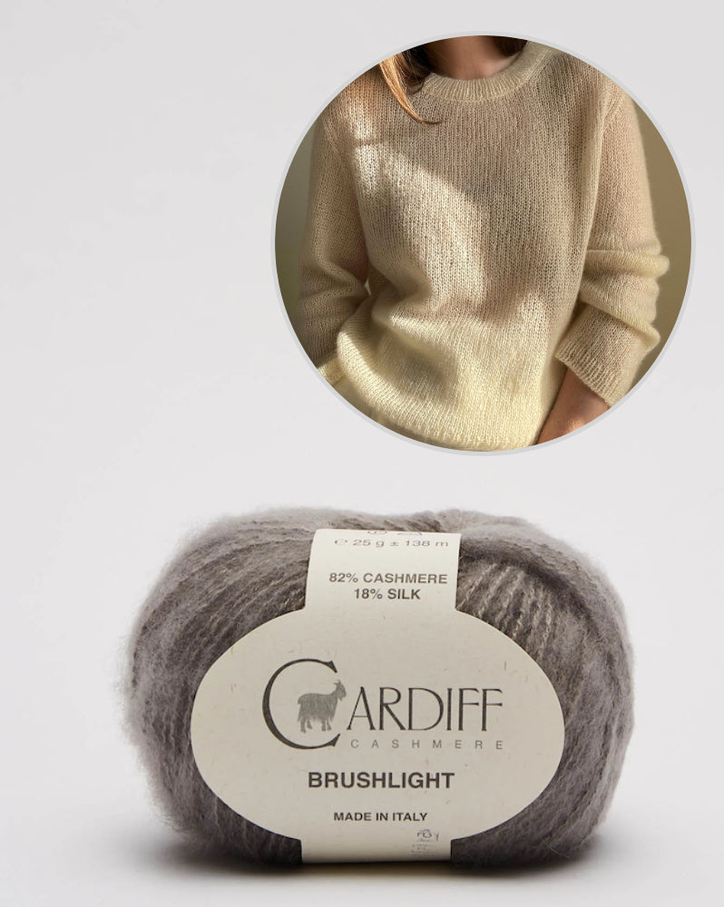 Micaela Sweater von Moreca Knit mit Brushlight von Cardiff Cashmere 8