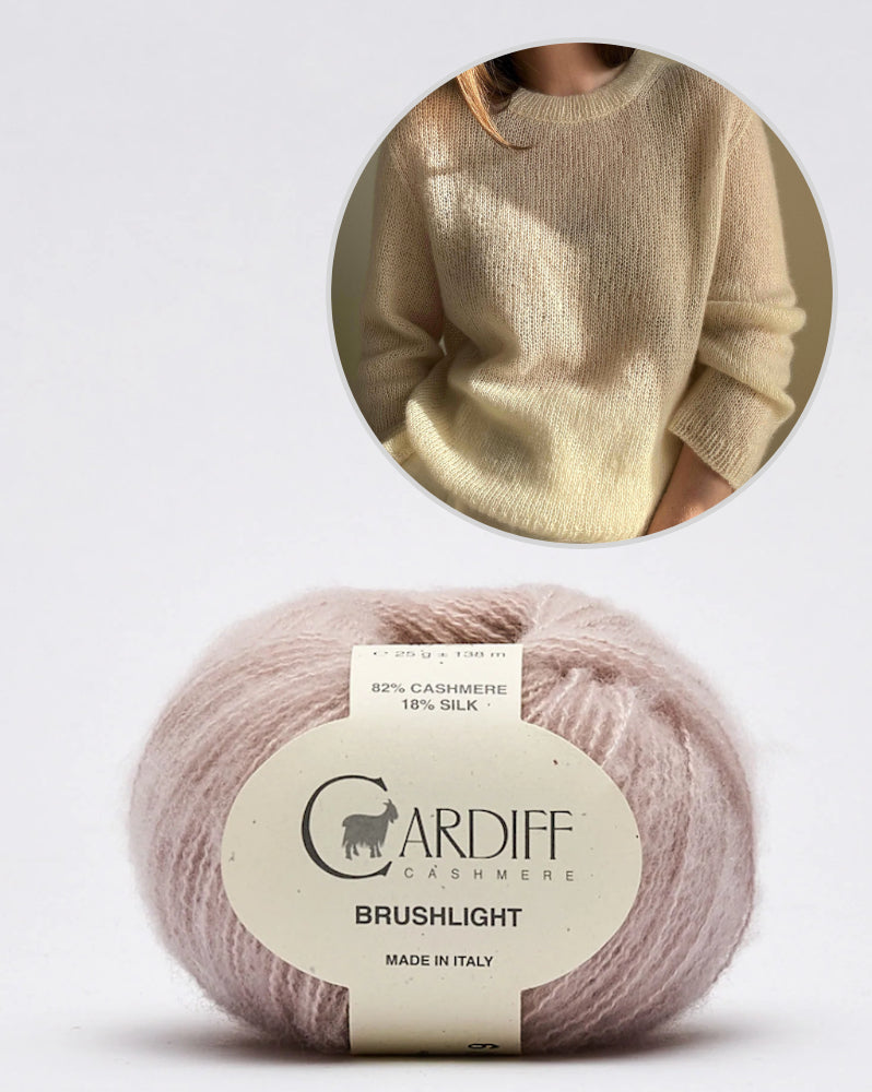 Micaela Sweater von Moreca Knit mit Brushlight von Cardiff Cashmere 11