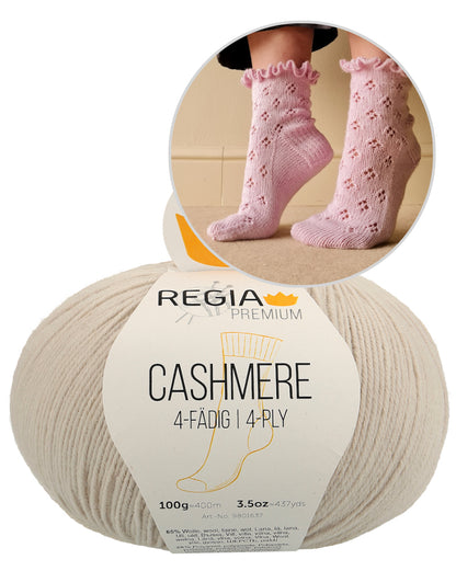 Chaussettes de danseuse du milieu de l’été | chaussettes à volants enchanteresses avec Cashmere Premium 