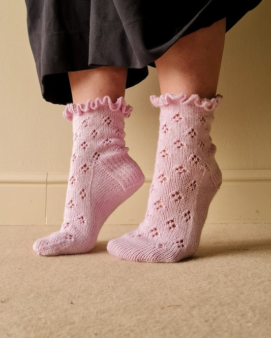 Midsummer Dancer Socks | bezaubernde Rüschensocken mit Cashmere Premium