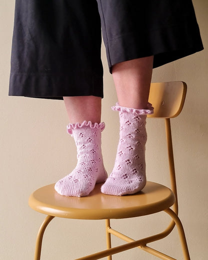 Chaussettes de danseuse du milieu de l’été | chaussettes à volants enchanteresses avec Cashmere Premium 