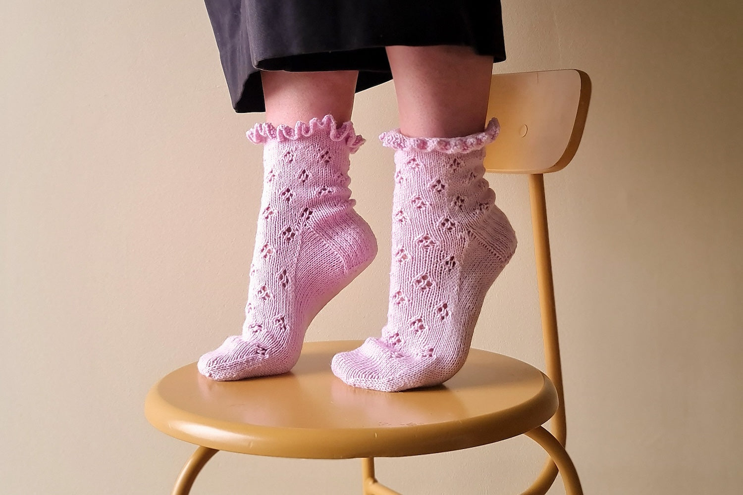 Midsummer Dancer Socks | bezaubernde Rüschensocken mit Cashmere Premium