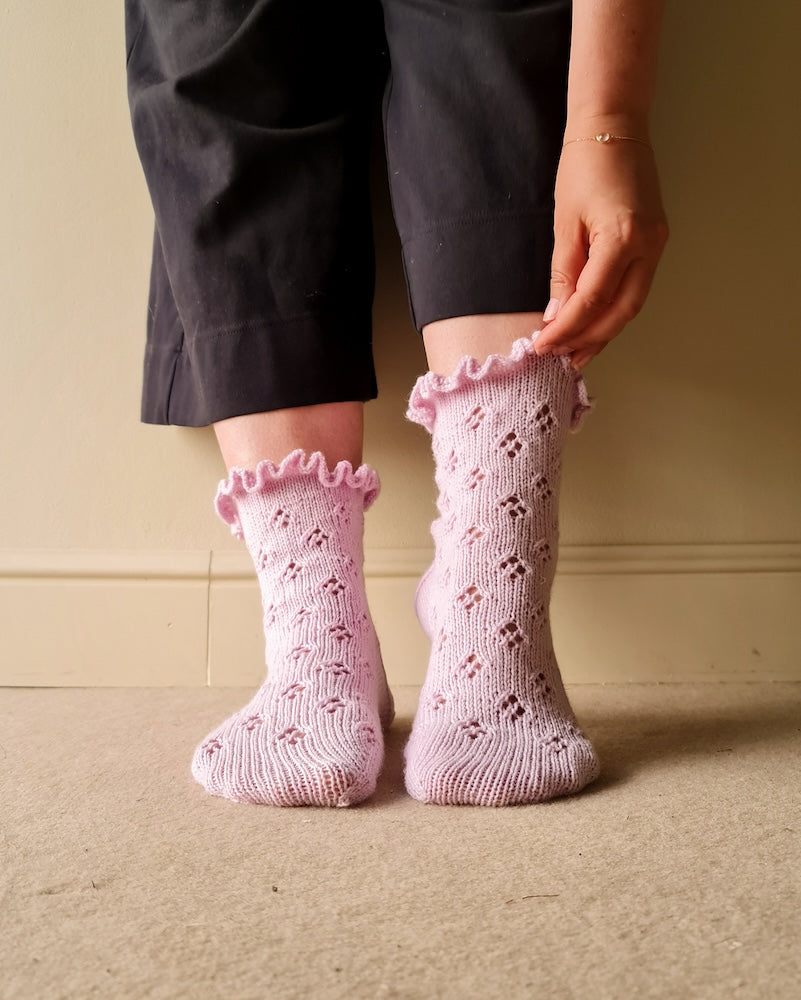 Midsummer Dancer Socks | bezaubernde Rüschensocken mit Cashmere Premium