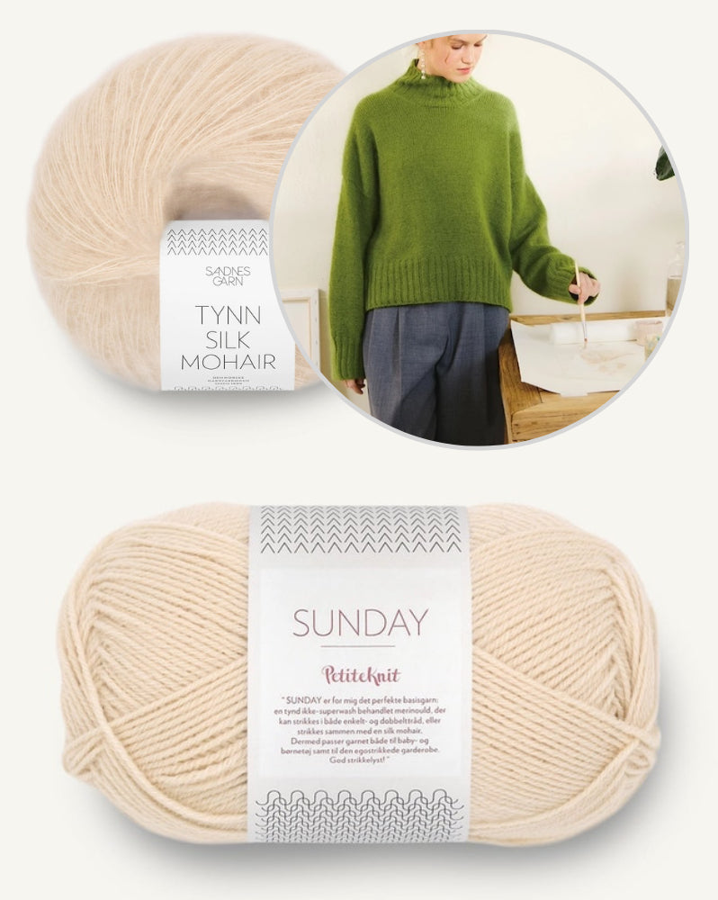 Mindy Sweater | bequemer Pullover aus Sunday und Tynn Silk Mohair