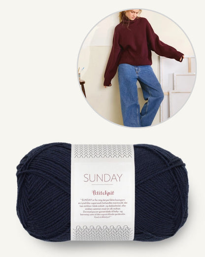 Mindy Sweater Sandnes Kollektion 2502 mit Sunday von Sandnes Garn 9