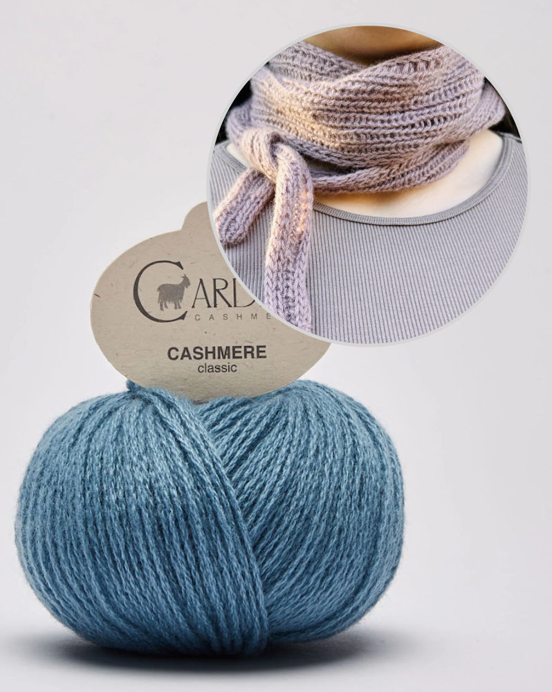 Mini-Tuch Perfect Day von Rabea von gute-garne mit Classic Cashmere von Cardiff 14