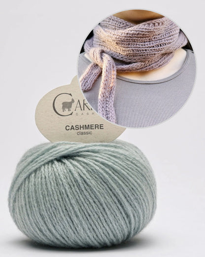 Mini-Tuch Perfect Day von Rabea von gute-garne mit Classic Cashmere von Cardiff 9