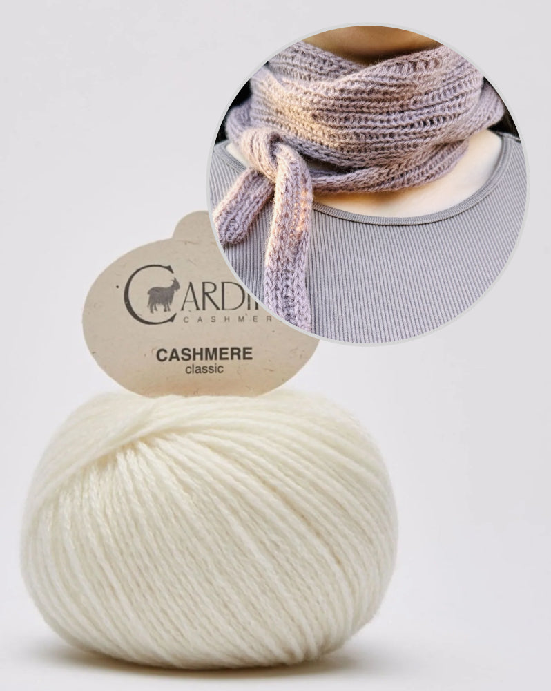 Mini-Tuch Perfect Day von Rabea von gute-garne mit Classic Cashmere von Cardiff 12