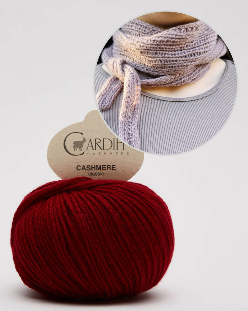 Mini-Tuch Perfect Day von Rabea von gute-garne mit Classic Cashmere von Cardiff 10