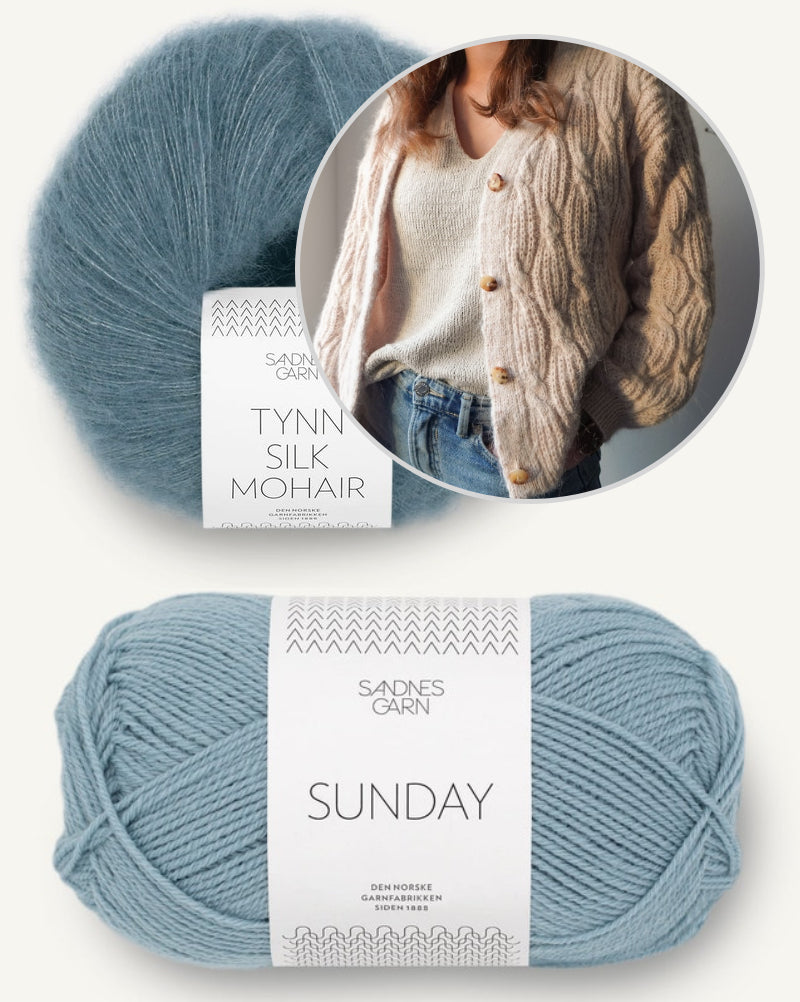 Minou Cardigan von Luisa Rehkopf mit Sunday und Tynn Silk Mohair von Sandnes Garn 13