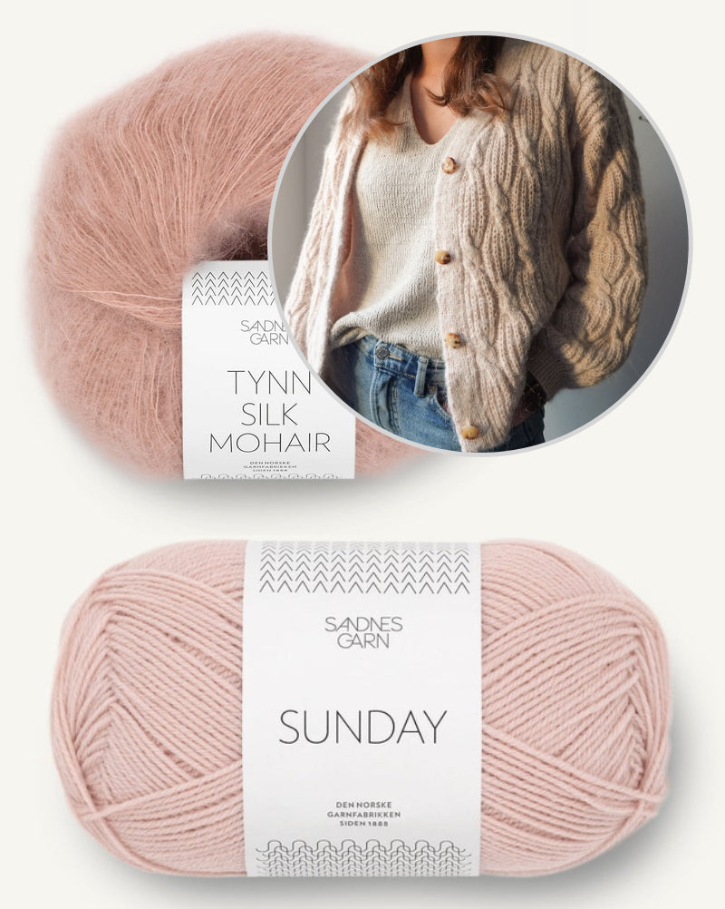 Minou Cardigan von Luisa Rehkopf mit Sunday und Tynn Silk Mohair von Sandnes Garn 12