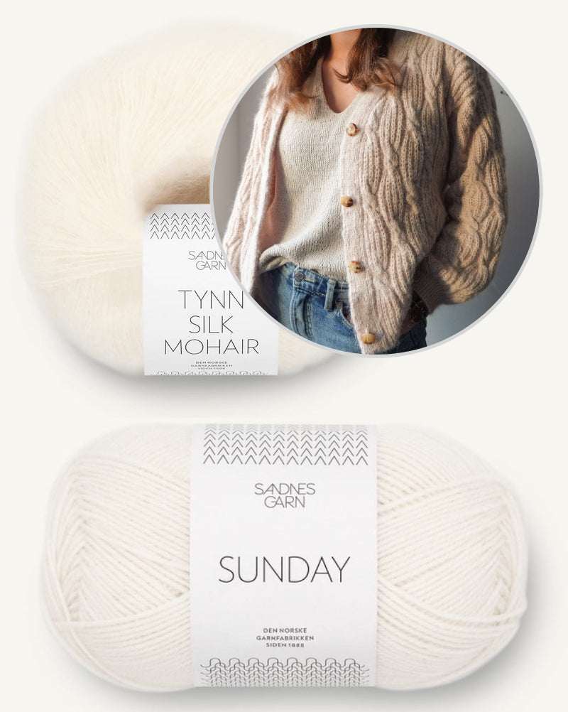 Minou Cardigan von Luisa Rehkopf mit Sunday und Tynn Silk Mohair von Sandnes Garn 11