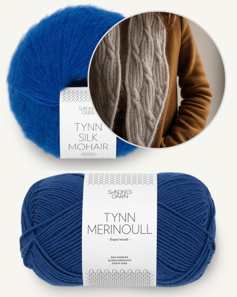 Luisa Rehkopf Minou Schal mit Tynn Merinoull und Tynn Silk Mohair von Sandnes Garn 15