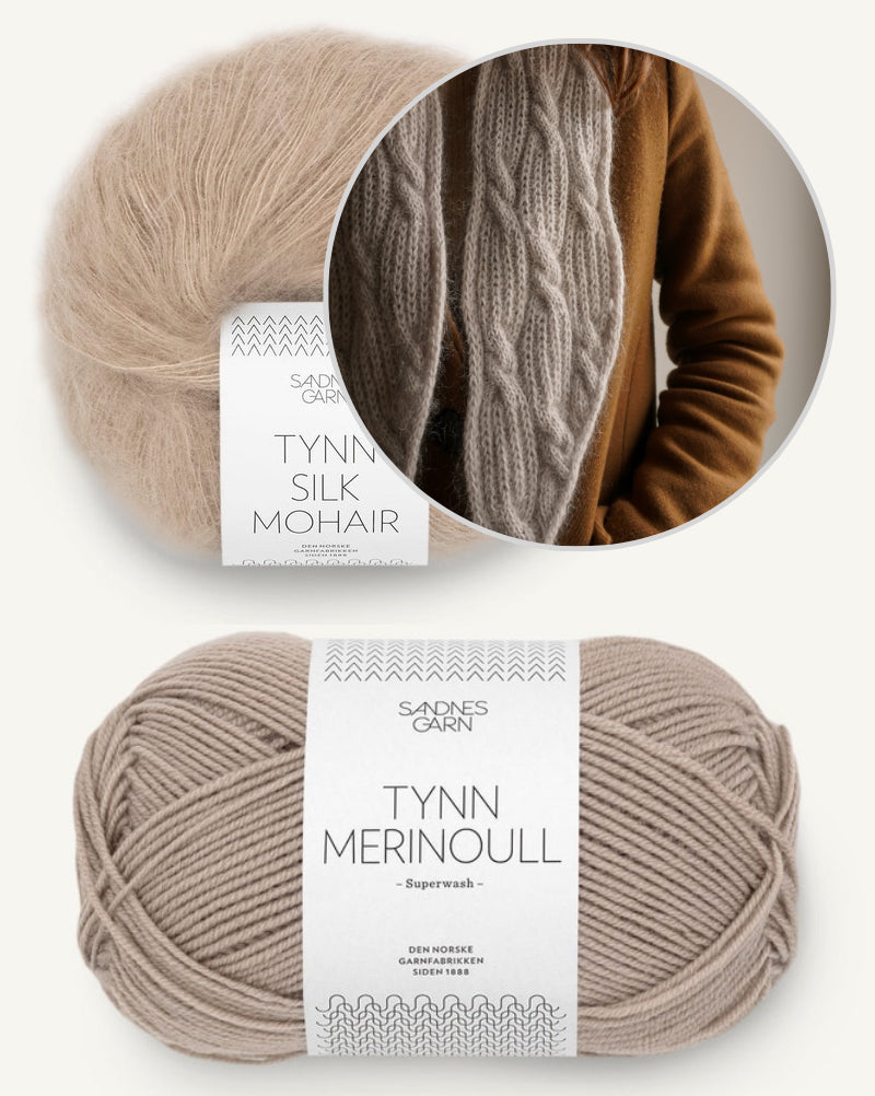 Luisa Rehkopf Minou Schal mit Tynn Merinoull und Tynn Silk Mohair von Sandnes Garn 16