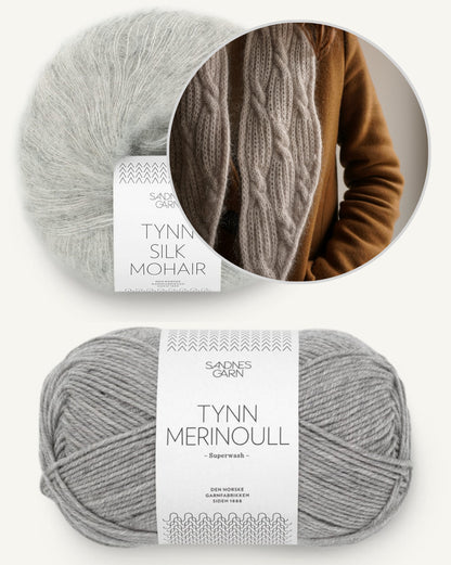 Luisa Rehkopf Minou Schal mit Tynn Merinoull und Tynn Silk Mohair von Sandnes Garn 12