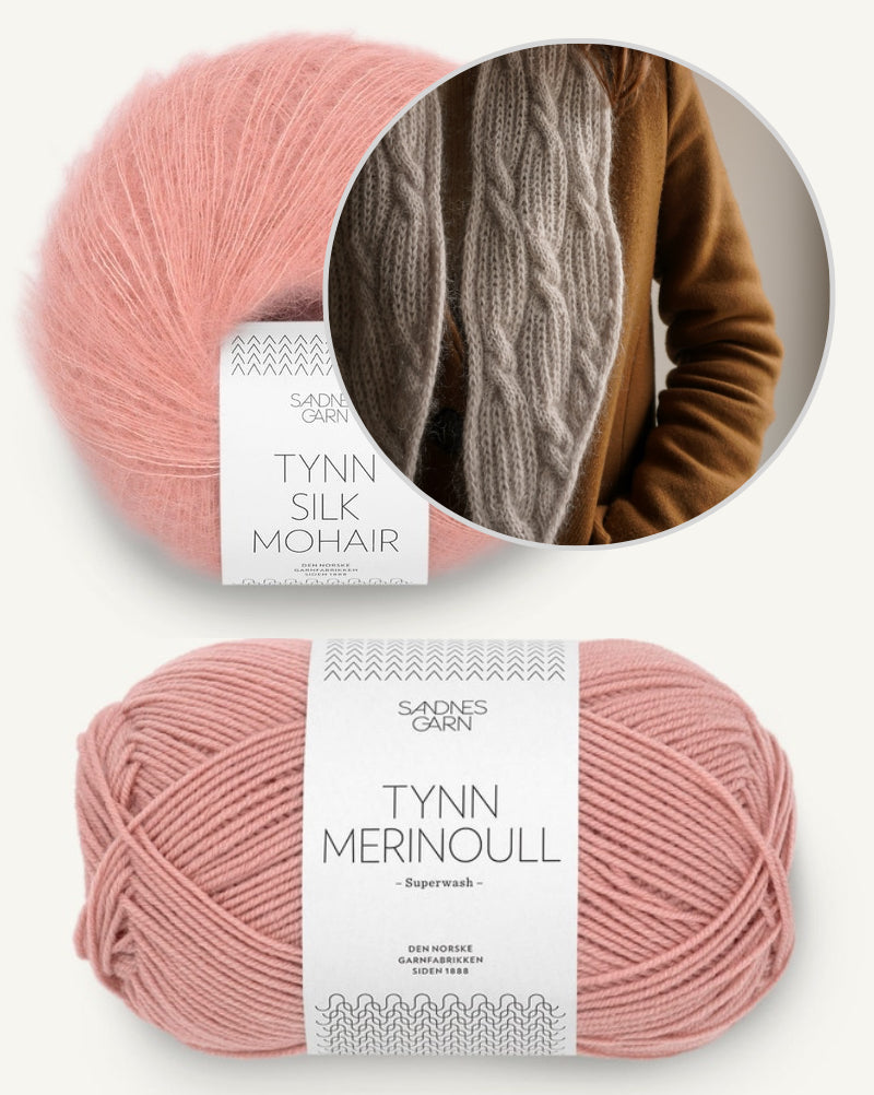 Luisa Rehkopf Minou Schal mit Tynn Merinoull und Tynn Silk Mohair von Sandnes Garn 14