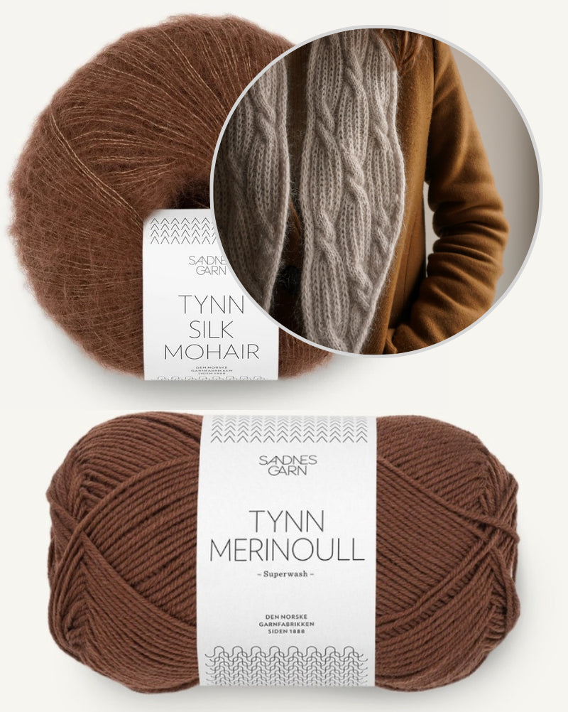 Luisa Rehkopf Minou Schal mit Tynn Merinoull und Tynn Silk Mohair von Sandnes Garn 13