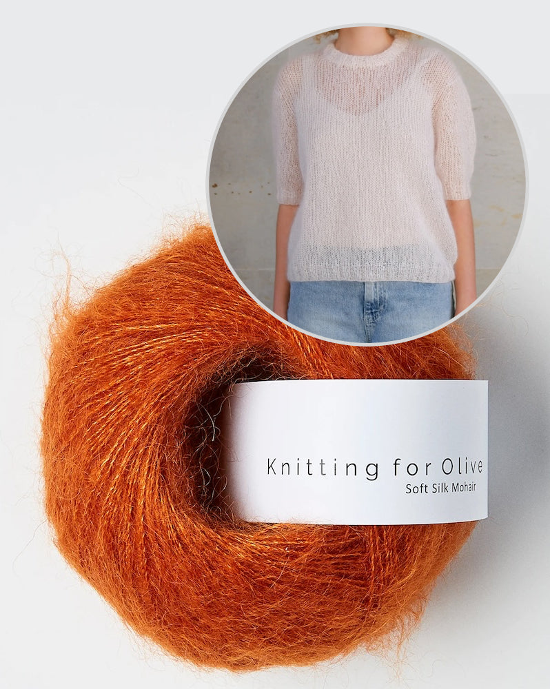 Mollie Tee von Knitting for Olive mit Soft Silk Mohair 8