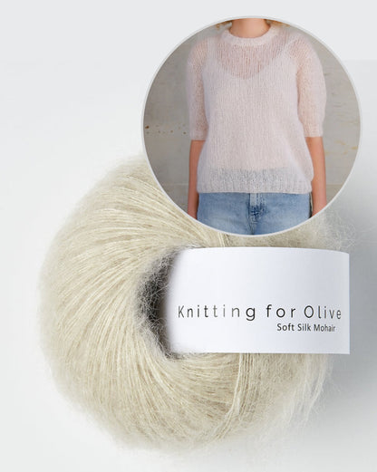 Mollie Tee von Knitting for Olive mit Soft Silk Mohair 11