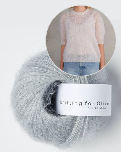 Mollie Tee von Knitting for Olive mit Soft Silk Mohair 12