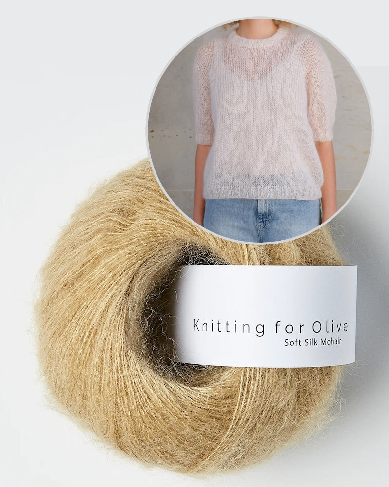 Mollie Tee von Knitting for Olive mit Soft Silk Mohair 10