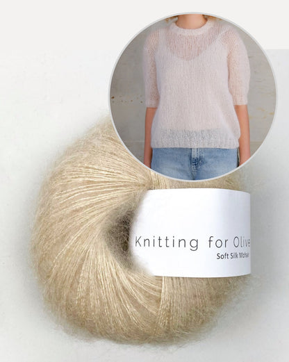 Mollie Tee von Knitting for Olive mit Soft Silk Mohair 13