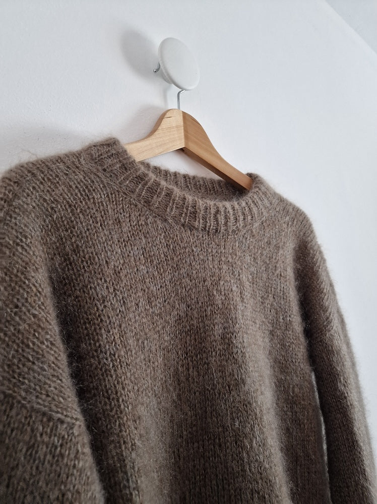 Moss Haven Sweater vin Woodlandsknits mit drei Fäden Sensai von ITO Yarn 6