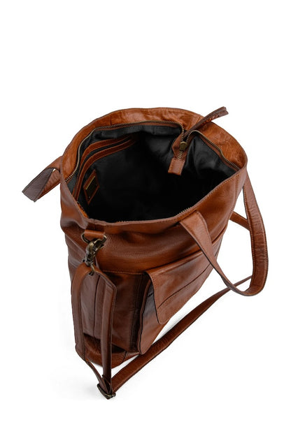 Arendal project bag - rich brown 