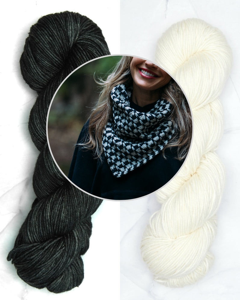 Night and Day Cowl von Andrea Mowry mit Viva von Symfonie Yarns 8