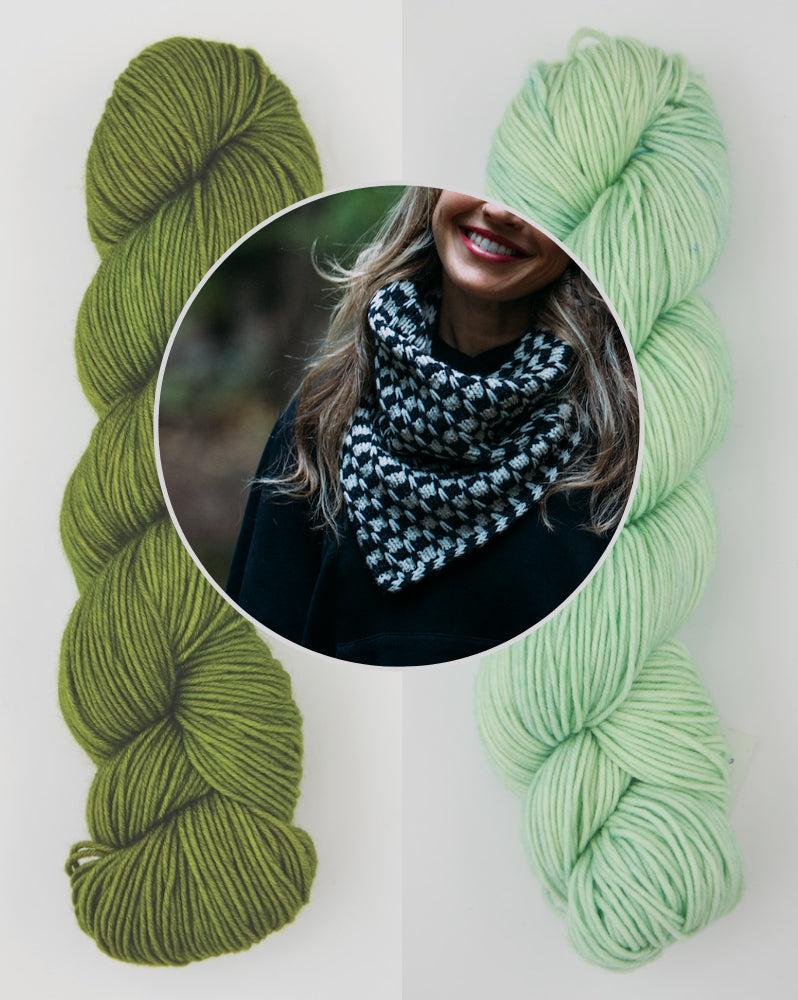 Night and Day Cowl von Andrea Mowry mit Viva von Symfonie Yarns 10