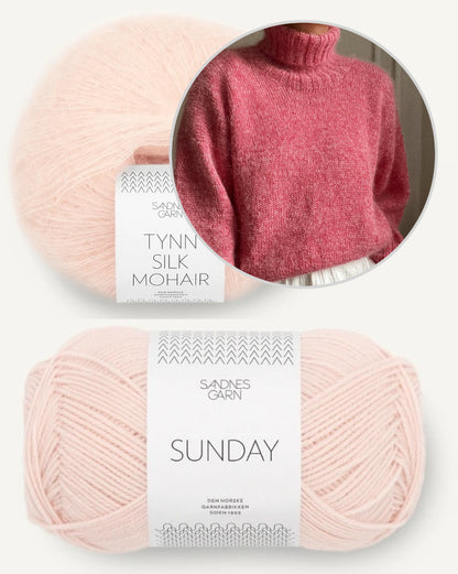 Noma Sweater von Novemberknits mit Sunday und Tynn Silk Mohair von Sandnes Garn 7