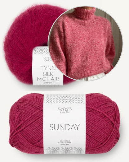 Noma Sweater von Novemberknits mit Sunday und Tynn Silk Mohair von Sandnes Garn 10