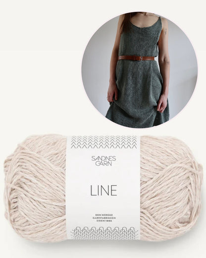 Witre Design Nordic Summer Dress mit Line von Sandnes Garn 8