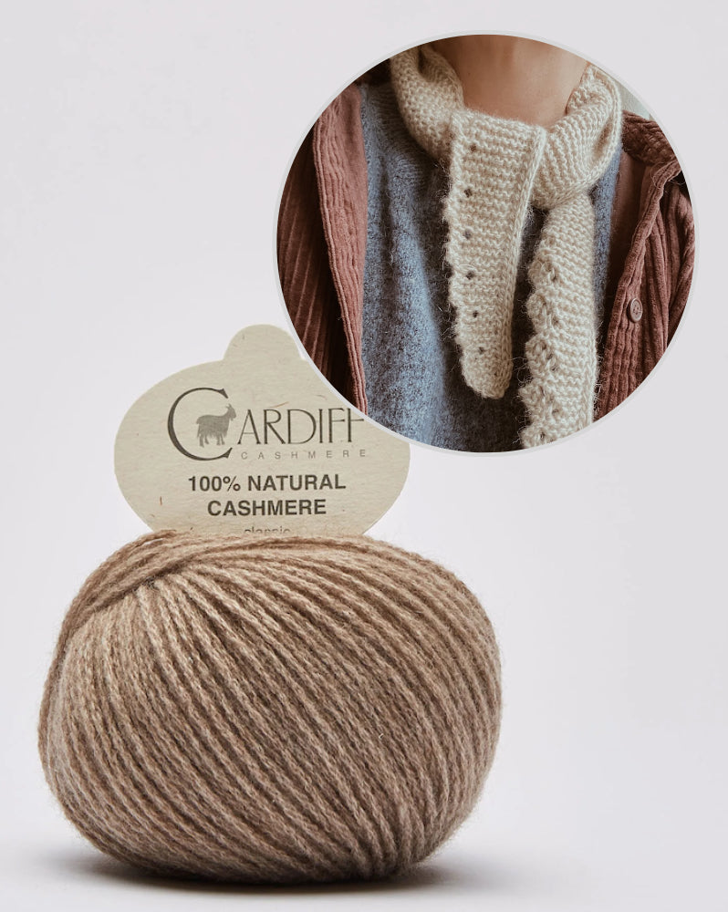 Nova Scarf von Rikke Ørum mit Classic Cashmere von Cardiff 16